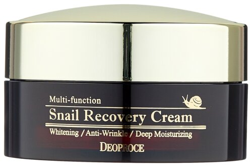 Deoproce Snail Recovery Cream Восстанавливающий крем для лица с муцином улитки - фото 1