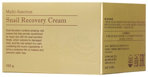 Deoproce Snail Recovery Cream Восстанавливающий крем для лица с муцином улитки - фото 2