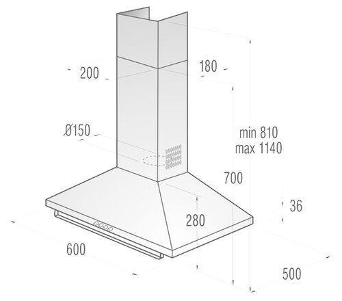Каминная вытяжка Gorenje Classico DK 63 CLI - фото 2