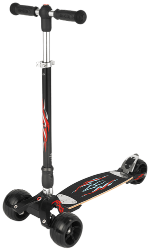 Кикборд Micro Kickboard Monster Interchangeable, black - фото 1