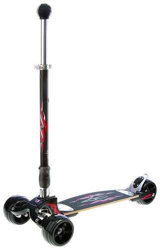 Кикборд Micro Kickboard Monster Interchangeable, black - фото 2