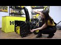 Видео - Снегоуборочная машина HUTER SGC 4100