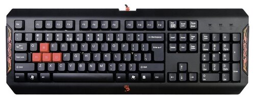 Клавиатура A4Tech Bloody Q100 Black USB - фото 2