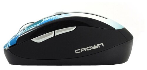 Мышь CROWN CMM-927W Blue USB - фото 3