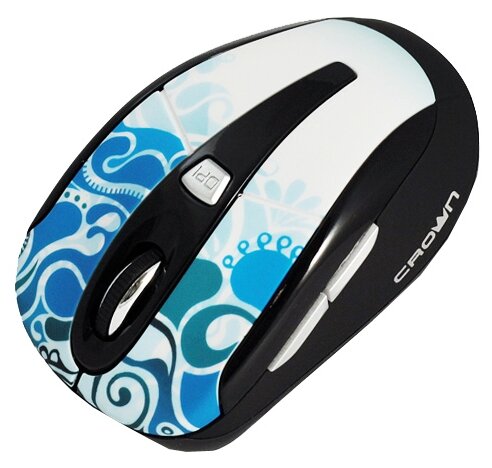 Мышь CROWN CMM-927W Blue USB - фото 2