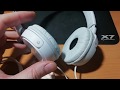 Видео - наушники sony  MDR ZX-110 годные для музыки бытовые складные наушники 25 Ом.