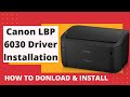 Видео - Canon lBP 6030 Driver Installation | Download Link