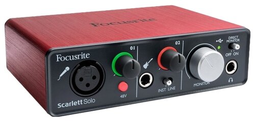 Внешняя звуковая карта Focusrite Scarlett Solo - фото 1