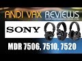 Видео - AVR 023 - Sony MDR 7506, MDR 7510, MDR 7520