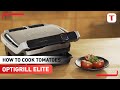 Видео - How to use the tomato program | Tefal OptiGrill Elite GC750 Smart Grill