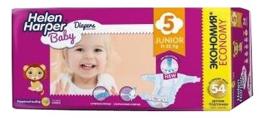 Helen Harper подгузники Baby 5 (11-25 кг) 54 шт. - фото 1