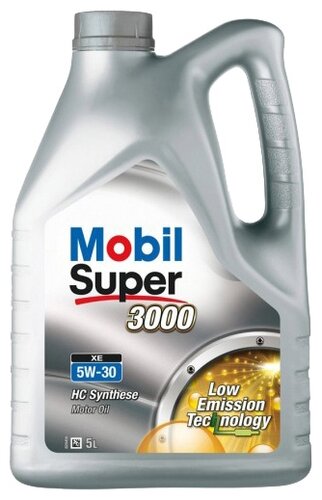 Моторное масло MOBIL Super 3000 XE 5W-30 5 л - фото 1