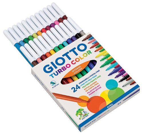 GIOTTO Набор фломастеров Turbo Color, 24 шт. (417000) - фото 2