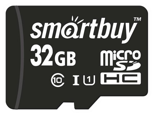 Карта памяти SmartBuy microSDHC Class 10 UHS-I U1 32GB + SD adapter - фото 1