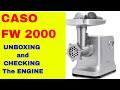 Видео - CASO DESIGN - Meat Grinder Mincer &amp; Sausage Maker by CASO FW 2000