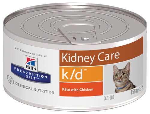 Корм для кошек Hill's Prescription Diet при проблемах с почками, с курицей 156 г - фото 1