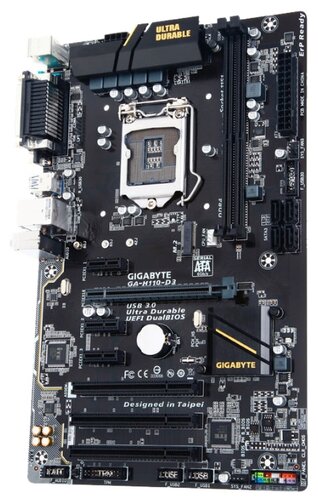 Материнская плата GIGABYTE GA-H110-D3 (rev. 1.0) - фото 2