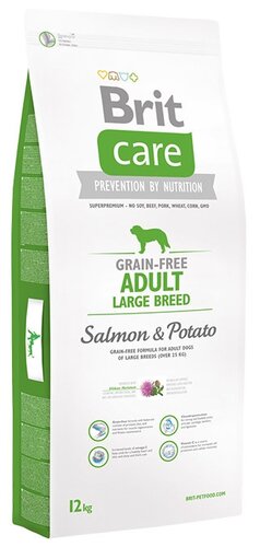 Корм для собак Brit Care Adult Large Breed Salmon & Potato - фото 1