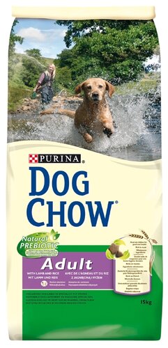 Корм для собак DOG CHOW Adult с ягненком для взрослых собак - фото 1