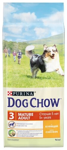 Корм для собак DOG CHOW Mature Adult с курицей для собак старшего возраста - фото 2