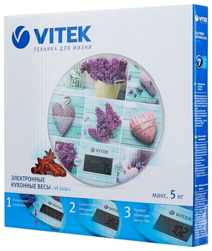 Кухонные весы VITEK VT-2426 - фото 5