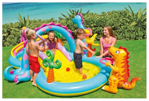 Игровой центр Intex Dinoland Play Center 57135 - фото 3