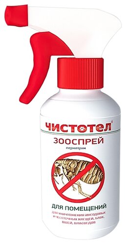 ЧИСТОТЕЛ спрей от блох и клещей для обработки помещений - фото 1