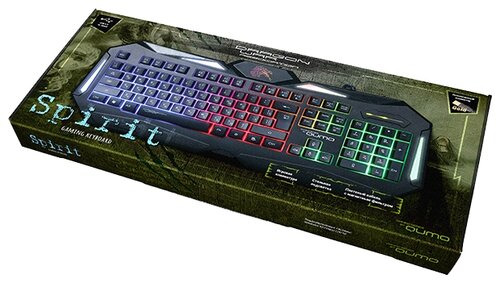 Клавиатура Qumo Dragon War Spirit Black USB - фото 4