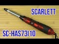 Видео - Распаковка SCARLETT SC-HAS73I10 black/red