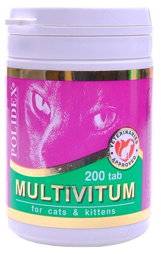 Витамины Polidex Multivitum для кошек - фото 1