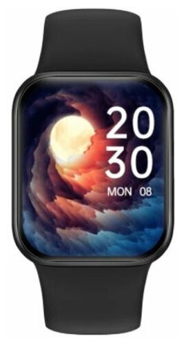 Умные часы SMART WATCH X12 2021 42мм, (Черный) с полноразмерным экраном и активным колесиком - фото 2