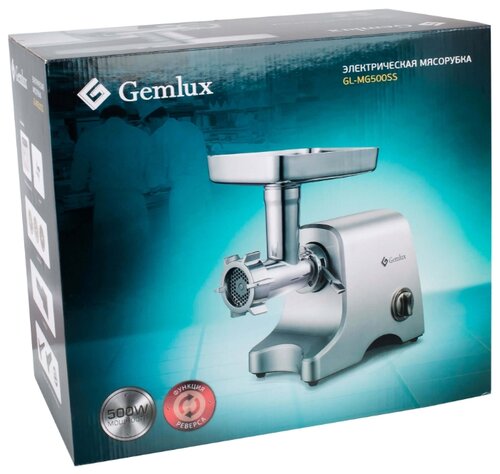 Мясорубка Gemlux GL-MG500SS - фото 4