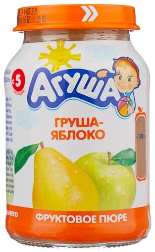 Пюре Агуша груша-яблоко, с 5 месяцев - фото 4