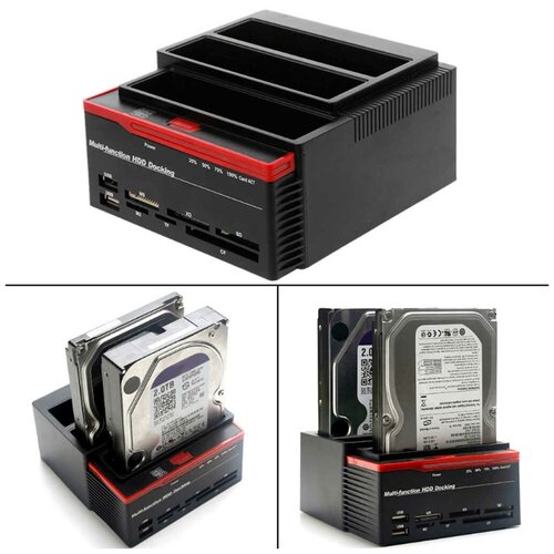 Док-станция для внешних жестких дисков USB3.0 - 2.5/3.5 IDE/SATA HDD - фото 5