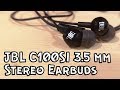 Видео - JBL C100SI 3.5mm Earphone Earbuds II Качественная экономия !