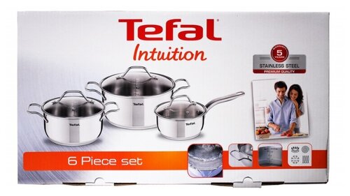 Набор посуды Tefal Intuition A702S685 6 пр. - фото 5