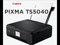 Видео - Canon PIXMA TS5040