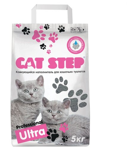 Комкующийся наполнитель Cat Step Professional Ultra 5 кг - фото 1