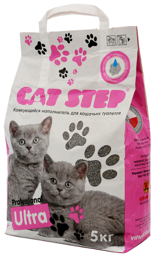 Комкующийся наполнитель Cat Step Professional Ultra 5 кг - фото 2