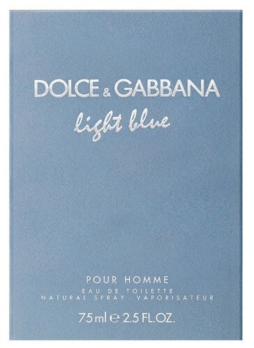 Туалетная вода DOLCE & GABBANA Light Blue pour Homme - фото 4