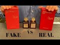 Видео - Fake vs Real Baccarat Rouge 540 Francis Kurkdjian  Perfume 70 ML Extrait de Parfum