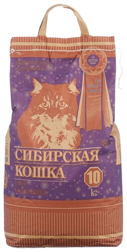Комкующийся наполнитель Сибирская кошка Супер 10 кг - фото 1