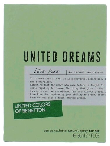 Туалетная вода UNITED COLORS OF BENETTON United Dreams Live Free - фото 4