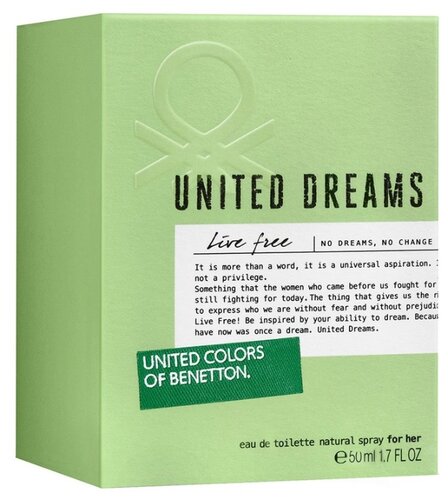 Туалетная вода UNITED COLORS OF BENETTON United Dreams Live Free - фото 2