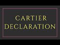 Видео - CARTIER DECLARATION