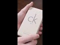 Видео - CK One by Calvin Klein Unboxing #Shorts