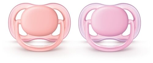 Пустышка силиконовая анатомическая Philips AVENT Ultra Air SCF245/20 0-6 м (2 шт) - фото 1