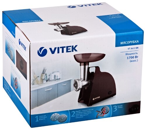 Мясорубка VITEK VT-3612 - фото 2