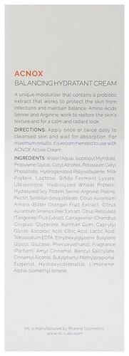Holy Land Acnox Plus Balancing Hydratant Cream Крем увлажняющий - фото 5