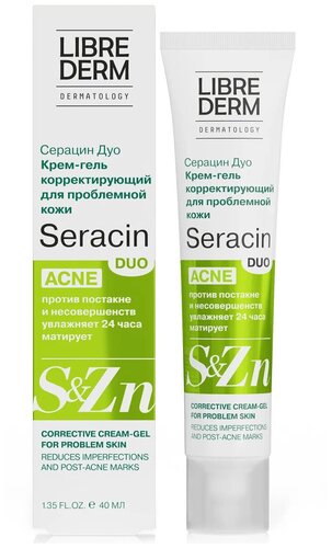 Librederm Seracin Duo крем-гель корректирующий для проблемной кожи - фото 3